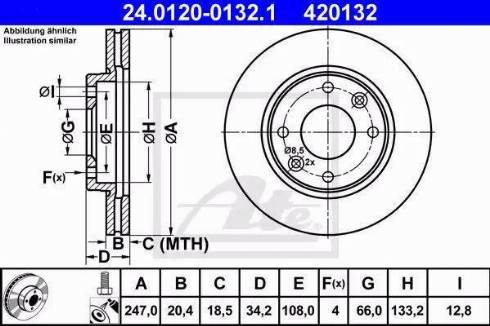 Alpha Brakes HTP-CT-004 - Brake Disc autospares.lv