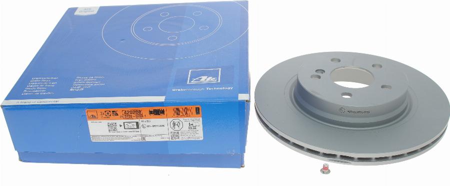 ATE 24.0120-0208.1 - Brake Disc autospares.lv