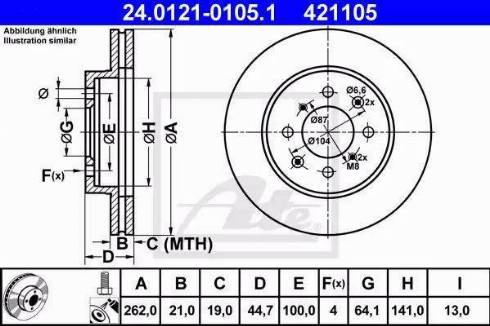 Alpha Brakes HTP-HD-026 - Brake Disc autospares.lv