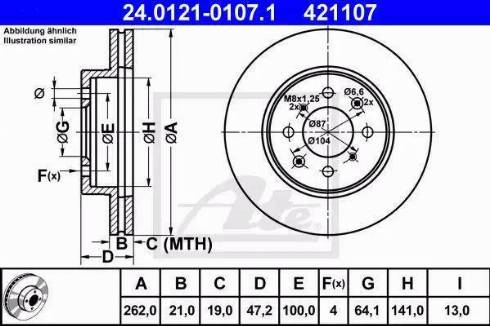 Alpha Brakes HTP-HD-020 - Brake Disc autospares.lv