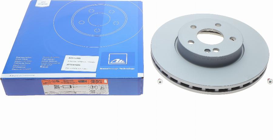 ATE 24.0128-0145.1 - Brake Disc autospares.lv