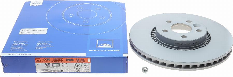 ATE 24.0128-0162.1 - Brake Disc autospares.lv