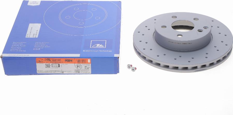 ATE 24.0128-0100.1 - Brake Disc autospares.lv