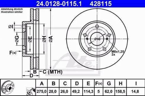 Alpha Brakes HTP-HD-063 - Brake Disc autospares.lv