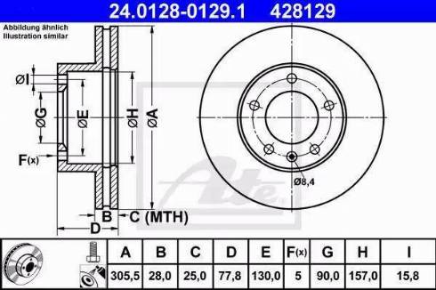 Alpha Brakes HTP-RE-032 - Brake Disc autospares.lv