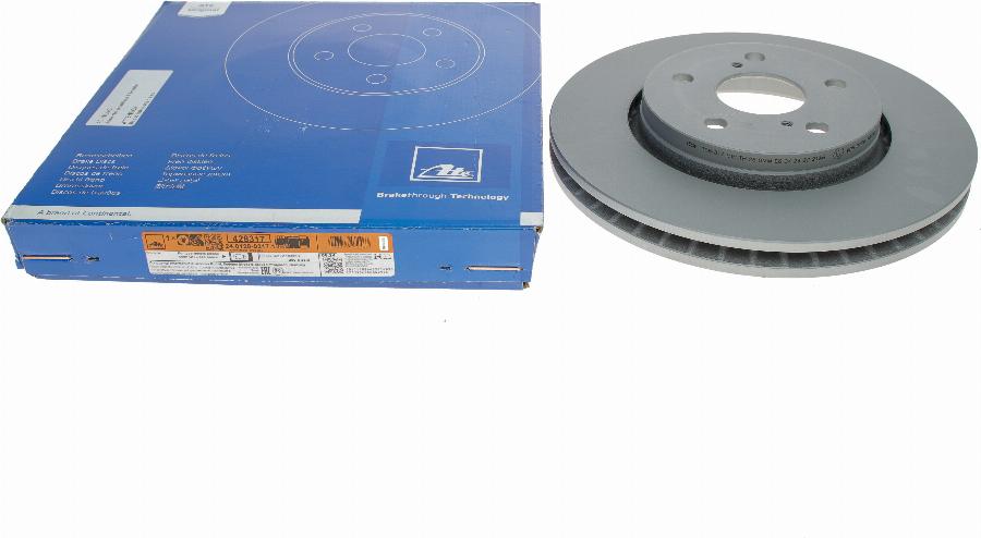 ATE 24.0128-0317.1 - Brake Disc autospares.lv