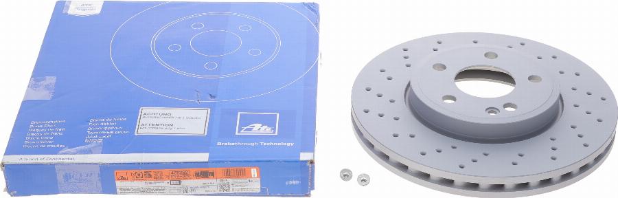 ATE 24.0128-0262.1 - Brake Disc autospares.lv