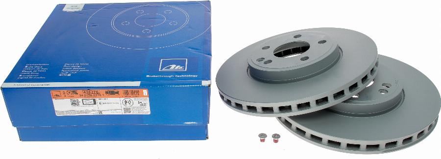 ATE 24.0128-0276.1 - Brake Disc autospares.lv