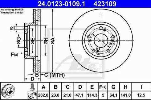 Alpha Brakes HTP-HD-044 - Brake Disc autospares.lv