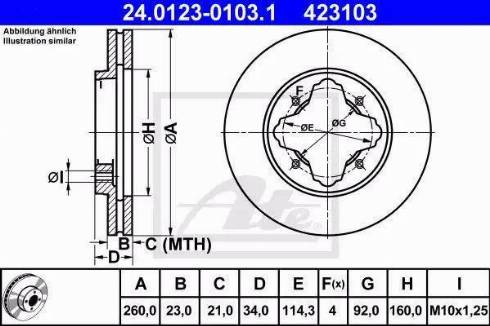 Alpha Brakes HTP-HD-023 - Brake Disc autospares.lv