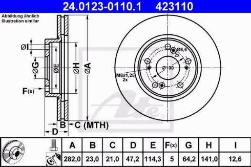 Alpha Brakes HTP-HD-048 - Brake Disc autospares.lv