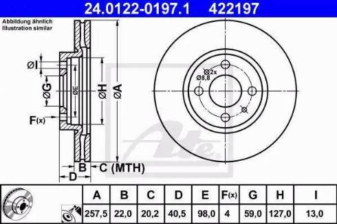 Alpha Brakes HTP-FT-035 - Brake Disc autospares.lv