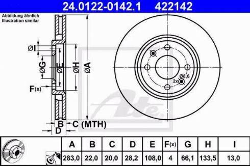 Alpha Brakes HTP-CT-018 - Brake Disc autospares.lv