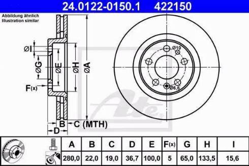 Alpha Brakes HTP-SK-004 - Brake Disc autospares.lv