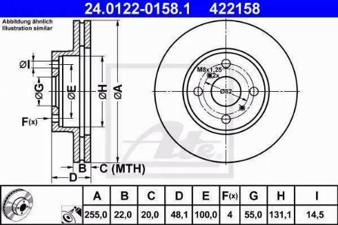 Alpha Brakes HTP-TY-033 - Brake Disc autospares.lv