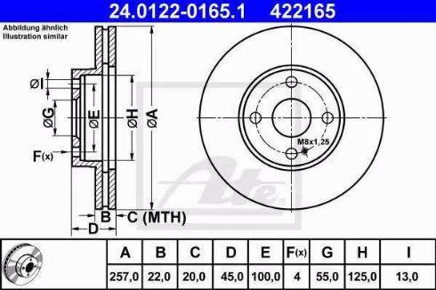 Alpha Brakes HTP-MZ-049 - Brake Disc autospares.lv