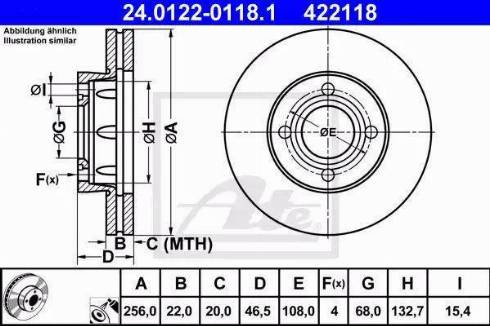 Alpha Brakes HTP-AU-002 - Brake Disc autospares.lv