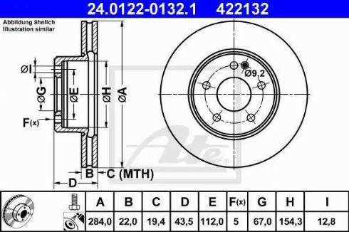 Alpha Brakes HTP-ME-014 - Brake Disc autospares.lv