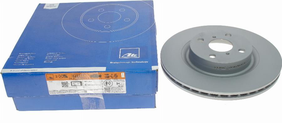 ATE 24.0122-0311.1 - Brake Disc autospares.lv