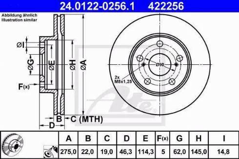 Alpha Brakes HTP-TY-156 - Brake Disc autospares.lv