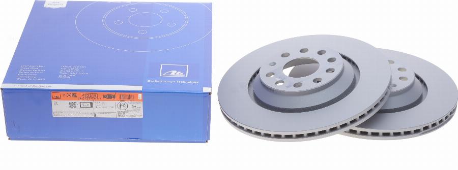 ATE 24.0122-0219.1 - Brake Disc autospares.lv