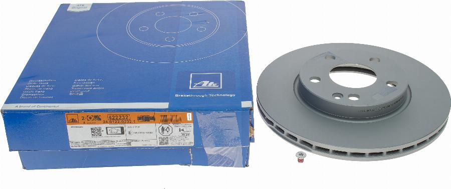 ATE 24.0122-0232.1 - Brake Disc autospares.lv