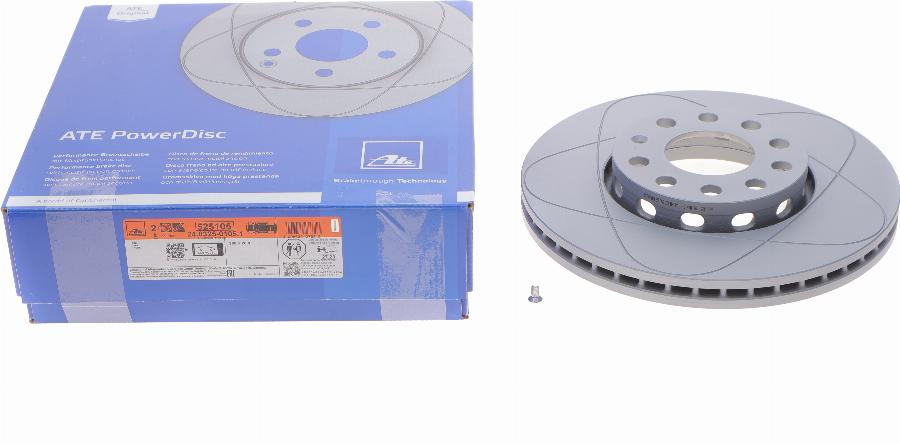 ATE 24.0325-0105.1 - Brake Disc autospares.lv