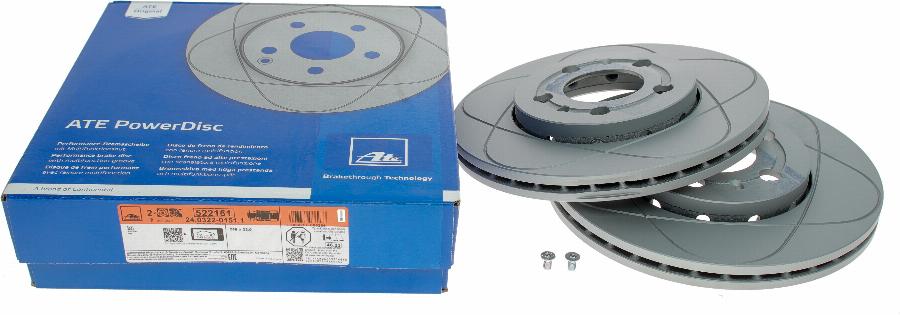 ATE 24.0322-0151.1 - Brake Disc autospares.lv