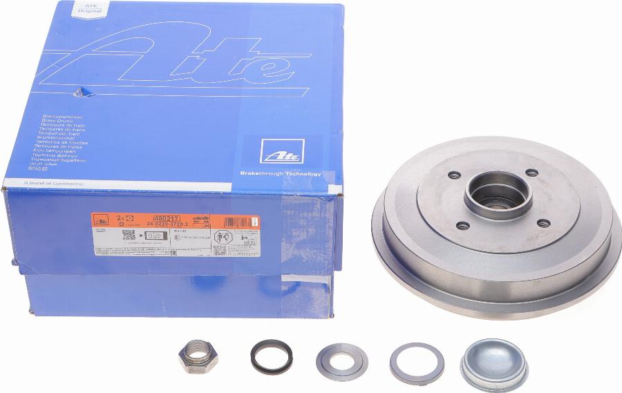 ATE 24.0220-3729.2 - Brake Disc autospares.lv