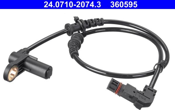 ATE 24.0710-2074.3 - Sensor, wheel speed autospares.lv