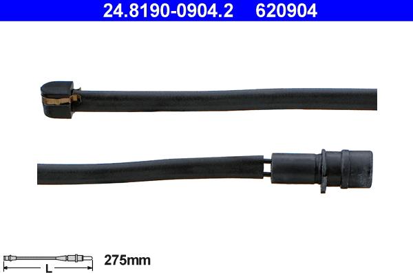 ATE 24.8190-0904.2 - Warning Contact, brake pad wear autospares.lv