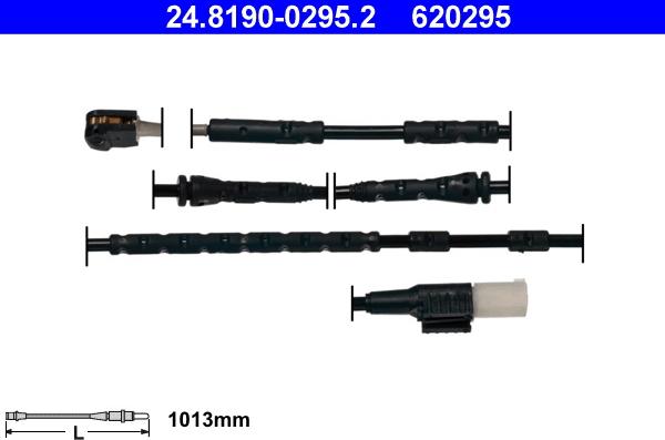 ATE 24.8190-0295.2 - Warning Contact, brake pad wear autospares.lv