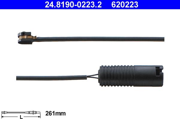 ATE 24.8190-0223.2 - Warning Contact, brake pad wear autospares.lv