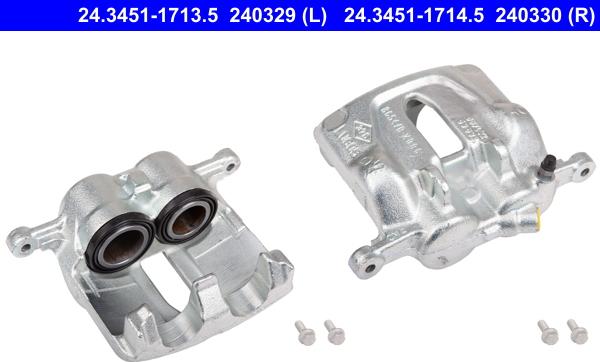 ATE 24.3451-1714.5 - Brake Caliper autospares.lv