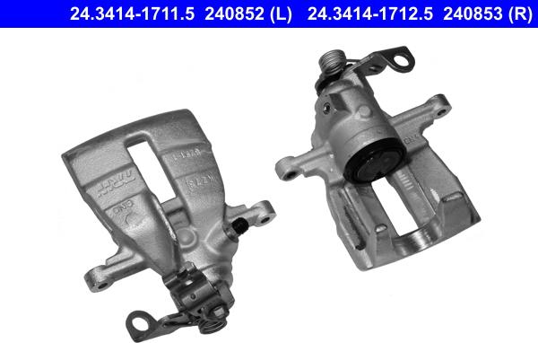 ATE 24.3414-1712.5 - Brake Caliper autospares.lv