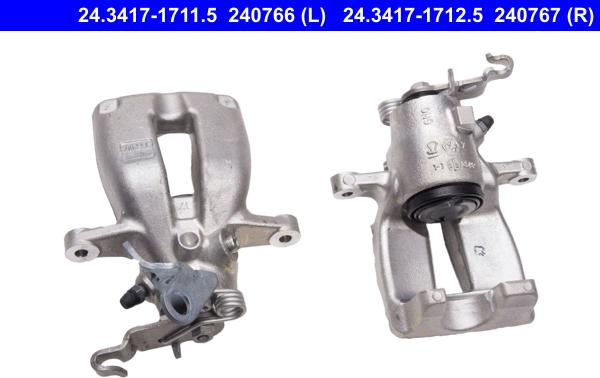 ATE 24.3417-1712.5 - Brake Caliper autospares.lv