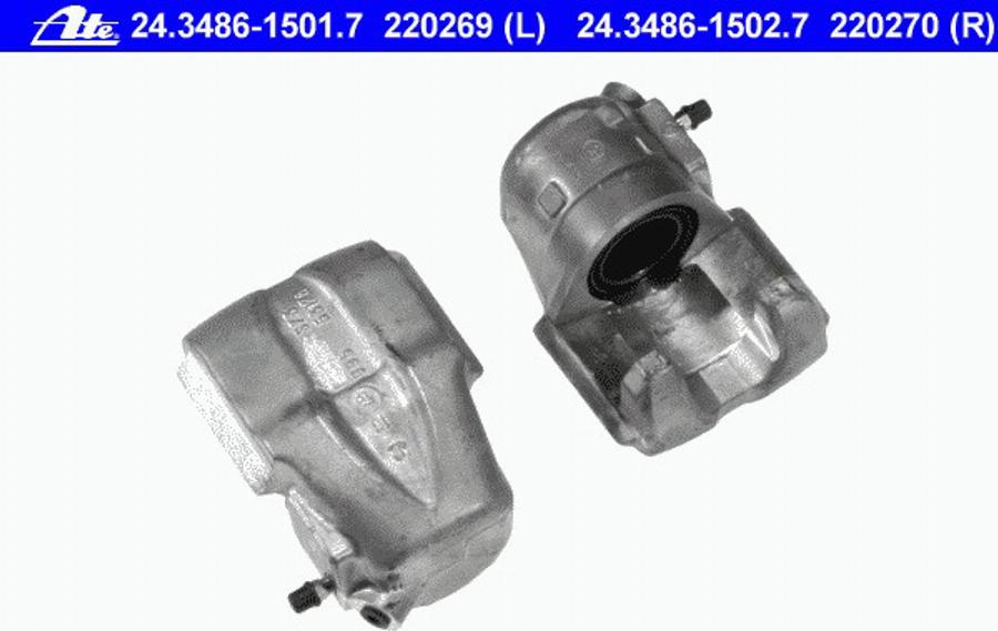 ATE 24 3486 1501 7 - Brake Caliper autospares.lv