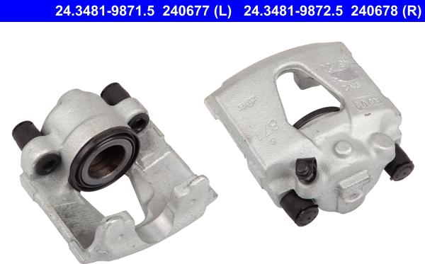 ATE 24.3481-9871.5 - Brake Caliper autospares.lv