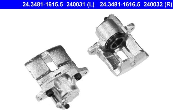 ATE 24.3481-1615.5 - Brake Caliper autospares.lv