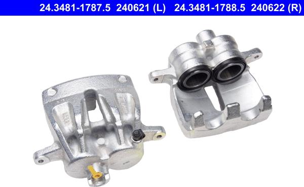 ATE 24.3481-1787.5 - Brake Caliper autospares.lv