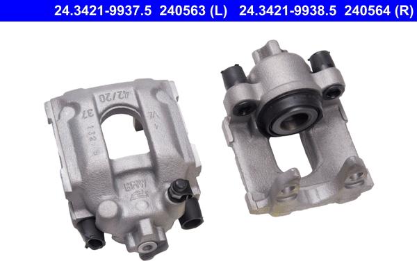 ATE 24.3421-9937.5 - Brake Caliper autospares.lv