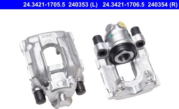 ATE 24.3421-1705.5 - Brake Caliper autospares.lv