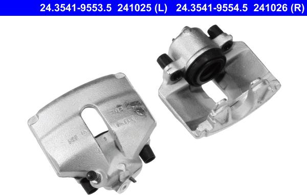 ATE 24.3541-9553.5 - Brake Caliper autospares.lv