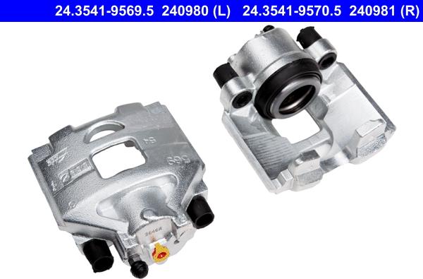 ATE 24.3541-9569.5 - Brake Caliper autospares.lv