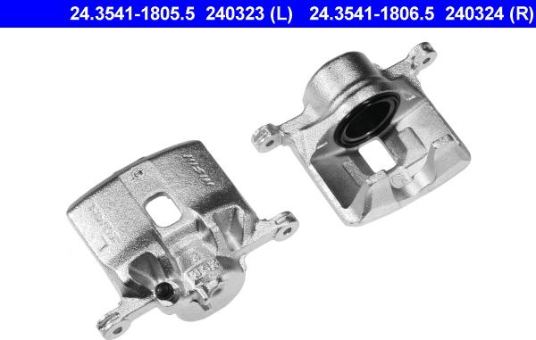 ATE 24.3541-1806.5 - Brake Caliper autospares.lv