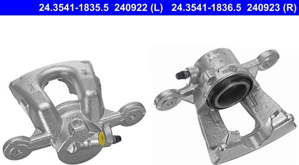 ATE 24.3541-1835.5 - Brake Caliper autospares.lv