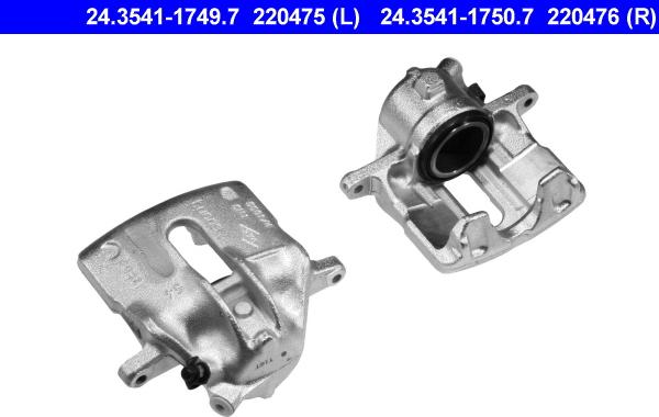 ATE 24.3541-1749.7 - Brake Caliper autospares.lv