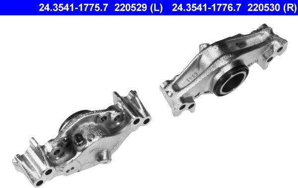 ATE 24.3541-1776.7 - Brake Caliper autospares.lv