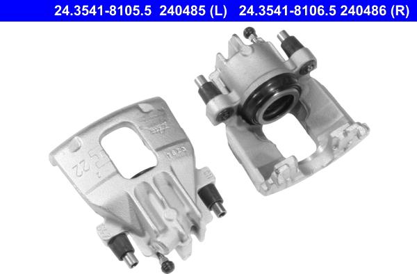 ATE 24.3541-8105.5 - Brake Caliper autospares.lv
