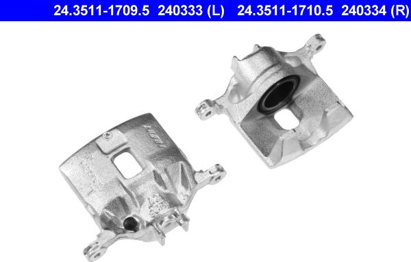 ATE 24.3511-1710.5 - Brake Caliper autospares.lv